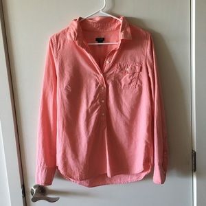 J.Crew Boyfriend Pullover in Salmon